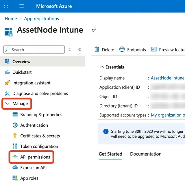 Microsoft Intune: Client Secret anlegen